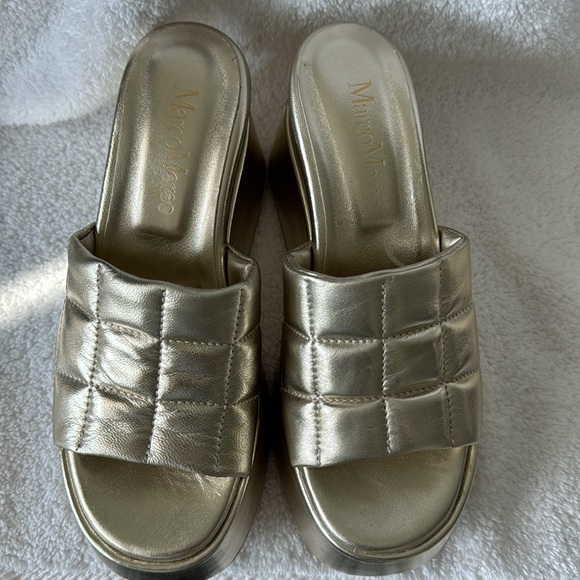 Marco Moreo Mirna Gold platform Slip-on - Picture 4 of 5